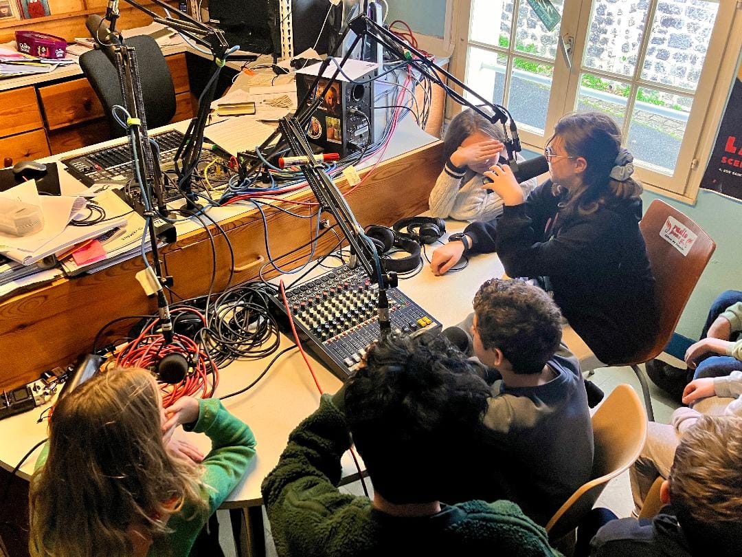 Première émission Club Radio Collège